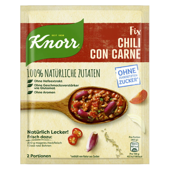 Knorr Natürlich Lecker Chili Con Carne 47G