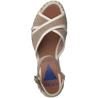 Verbenas Dana Keilsandale in beige