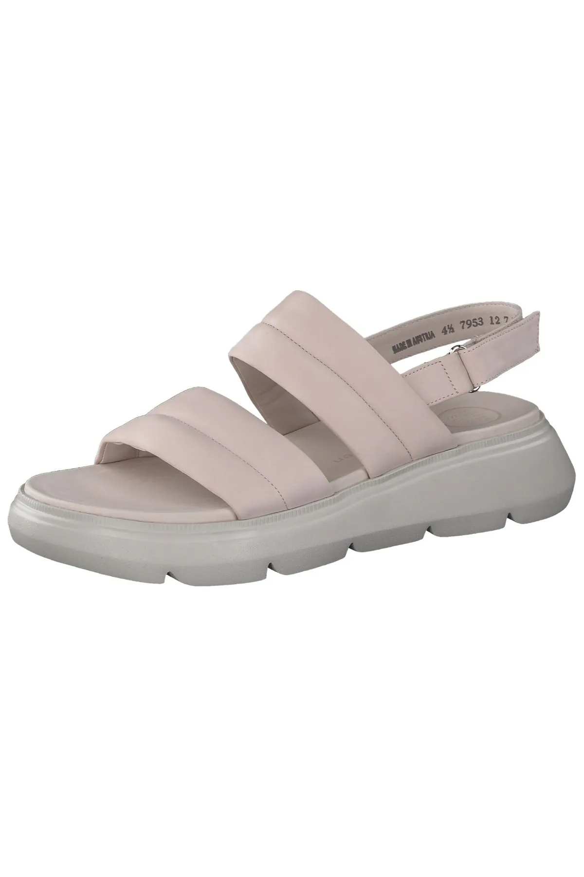Paul Green  Sandalette - Rosa - Flacher Absatz
