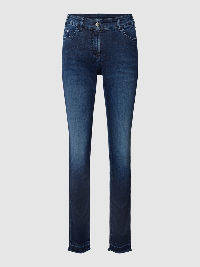 Jeans im 5-Pocket-Design Modell 'EKLOR' in dunkelblau