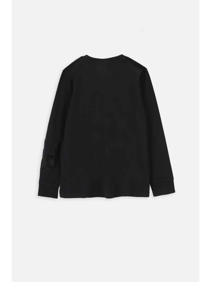 Coccodrillo Langärmeliges T-shirt in schwarz günstig kaufen