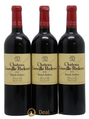 Château Léoville Poyferré 2ème Grand Cru Classé  2013 - Lot de 3 Bouteilles