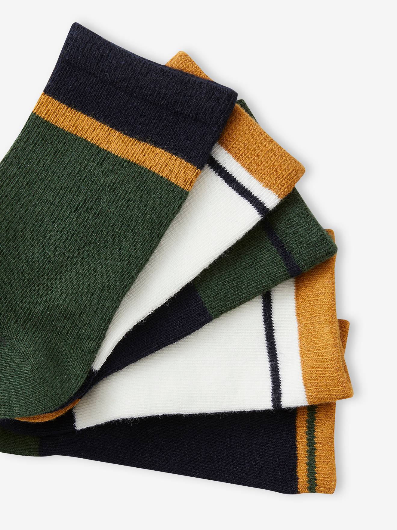 Vertbaudet 5er-Pack Jungen Socken BASICS Oeko-Tex - grün