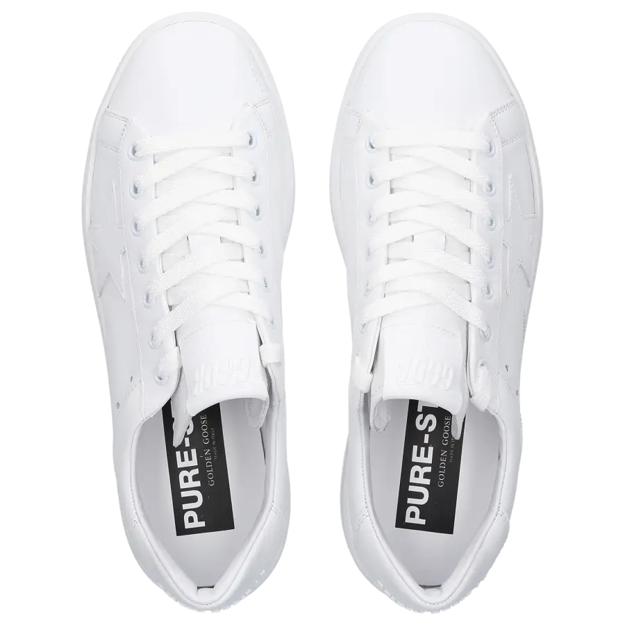 Golden Goose - Sneaker low PURE STAR Kalbsleder - weiß