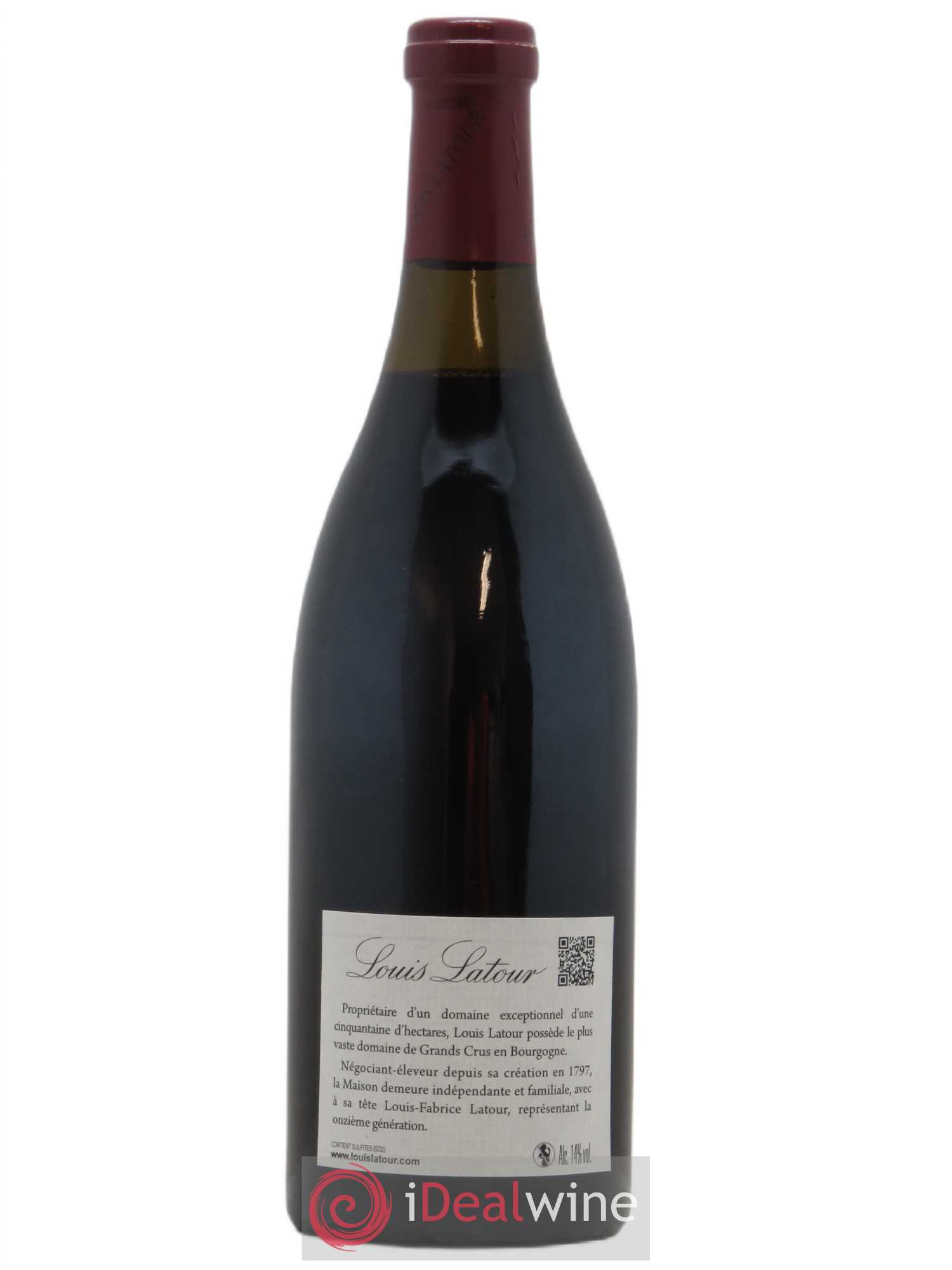 Corton Grand Cru Clos de la vigne au Saint Louis Latour (Domaine)  1985 - Lot de 1 Bouteille