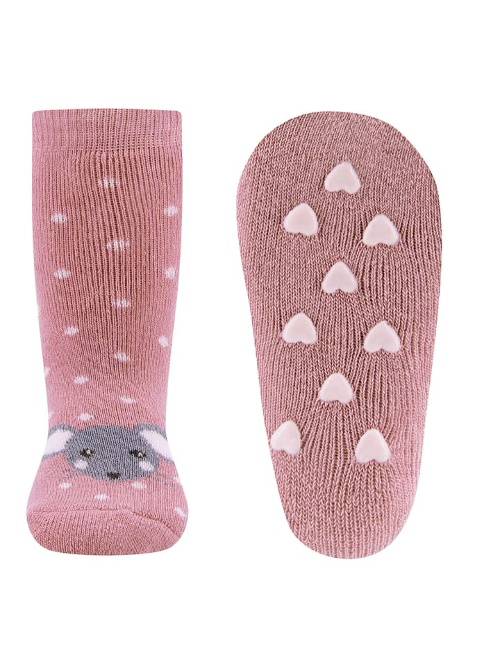 ewers Stoppersocken ABS Bär/Maus/Einhorn in grau günstig kaufen