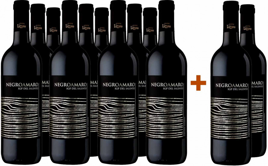 10+2 Paket Negroamaro del Salento IGP - Cantine Lizzano