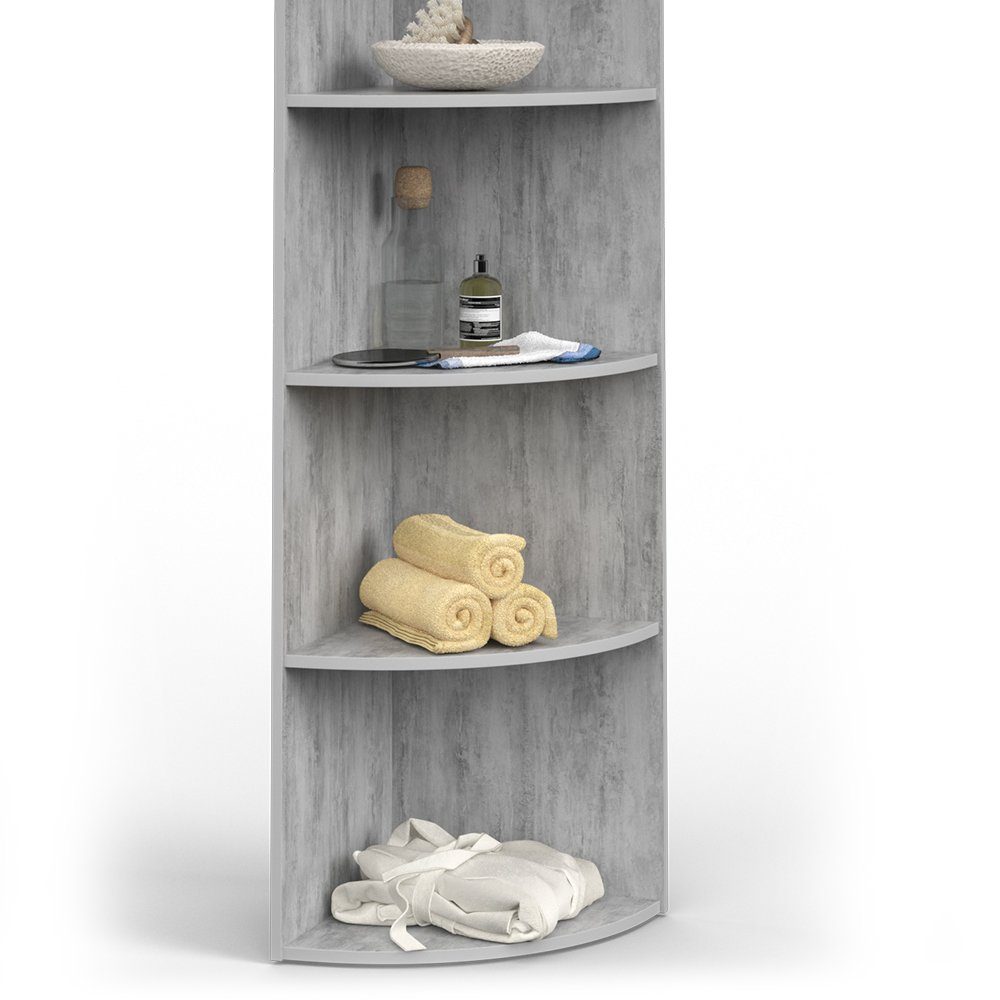 Vicco Eckregal Wandregal Winkelregal 180 x 40 cm ECKI Beton
