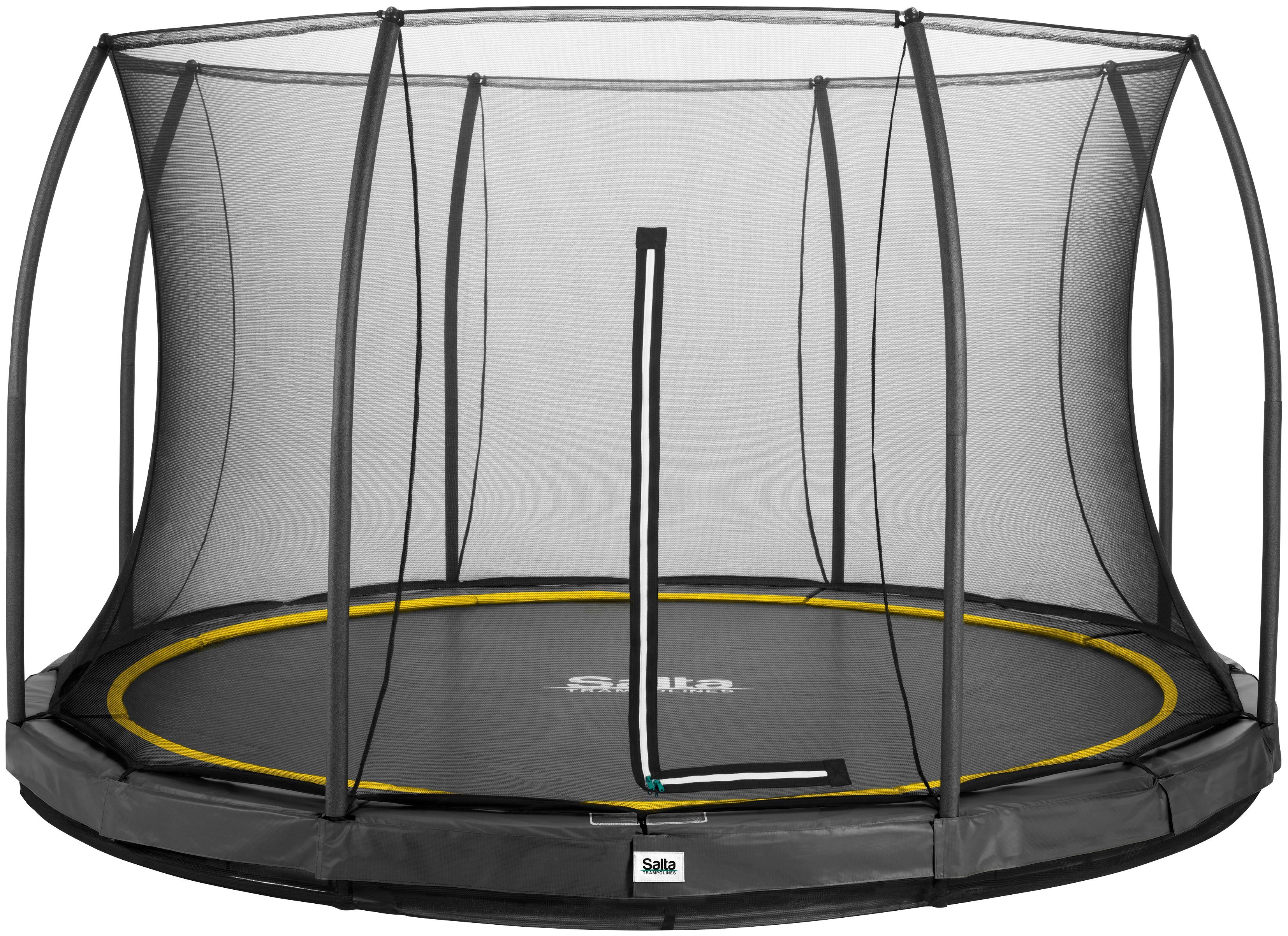 Salta Gartentrampolin Comfort Edition Ground, Ø 366 cm, Schutzrand schwarz