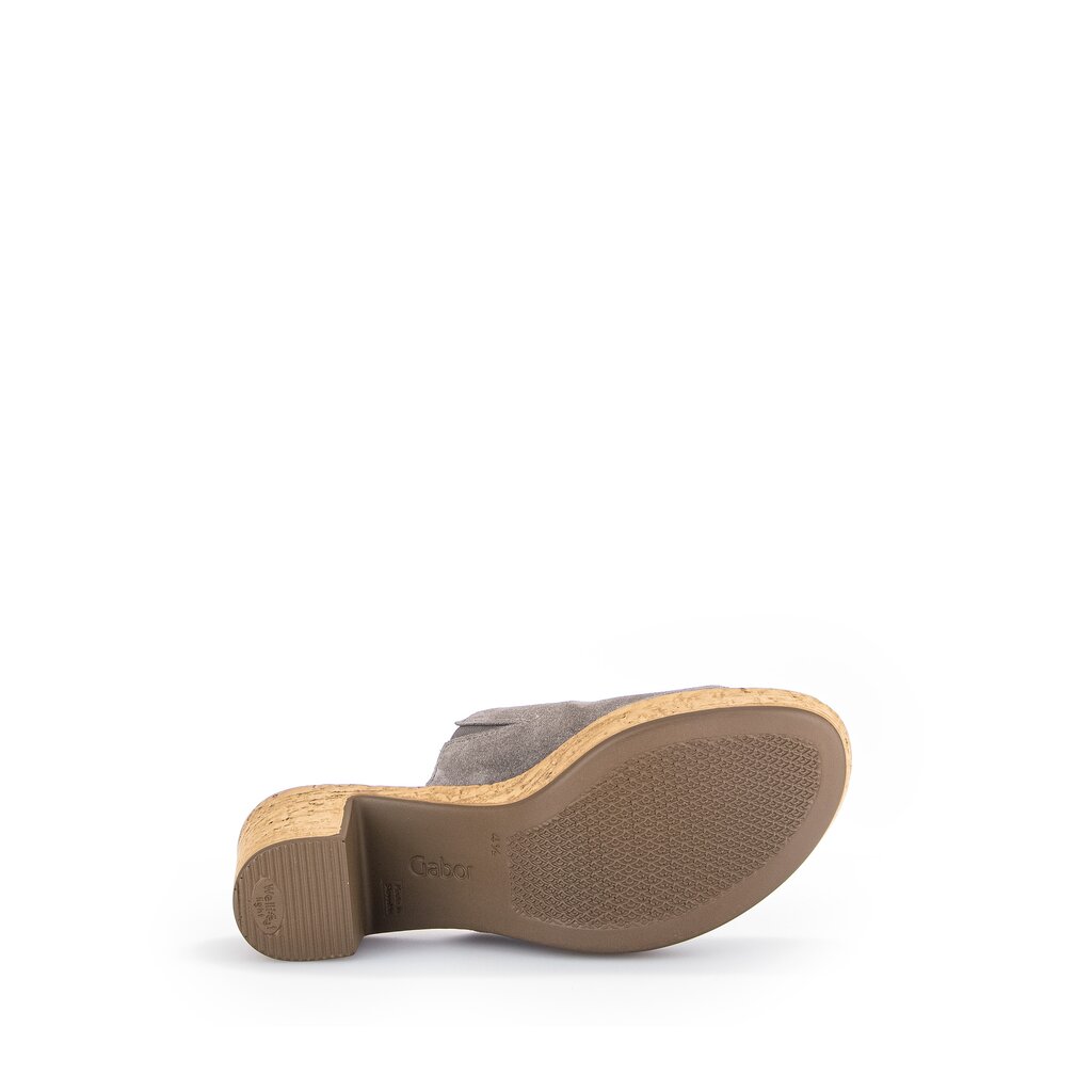 Gabor fashion Pantolette grau