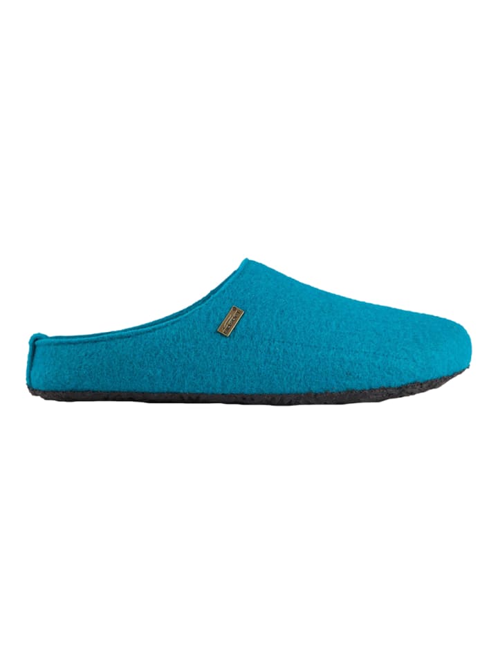 BIOSOFT Hausschuhe LadyCosy in Türkis günstig kaufen