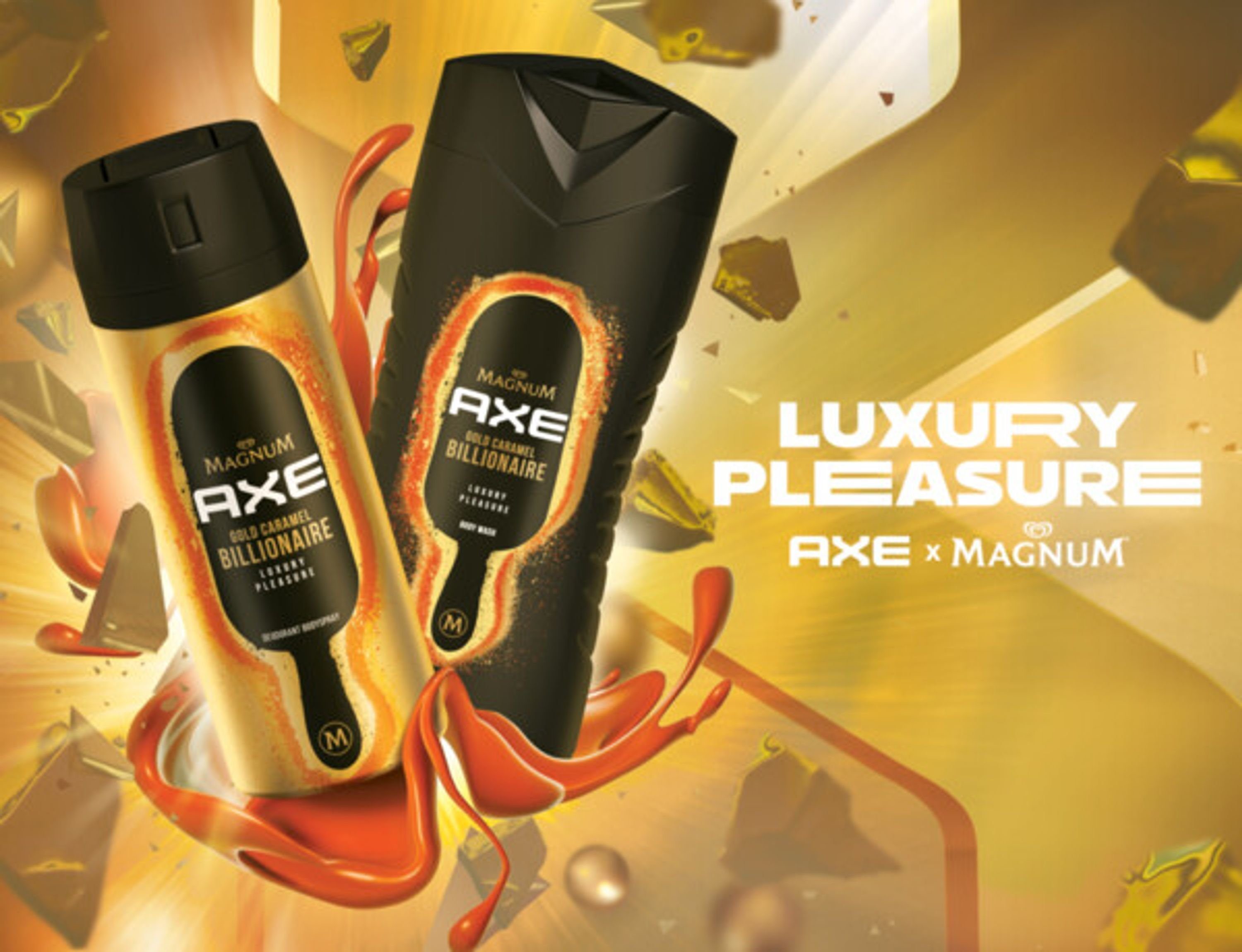 axe Deo-Set AXE Bodyspray Gold Caramel Billionaire Limited Edition 6x150ml Deo