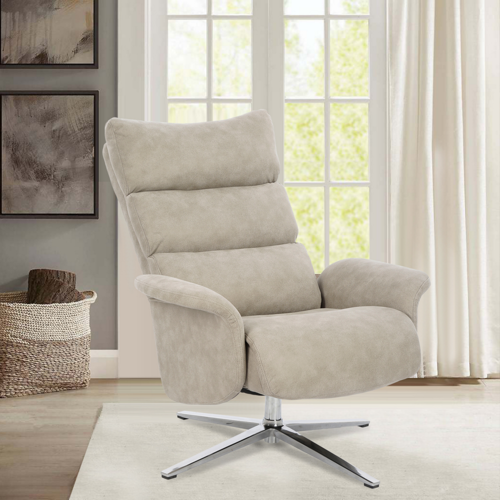 Happy Home Happy Home moderner Relaxsessel mit Drehfunktion Bürosessel, beige