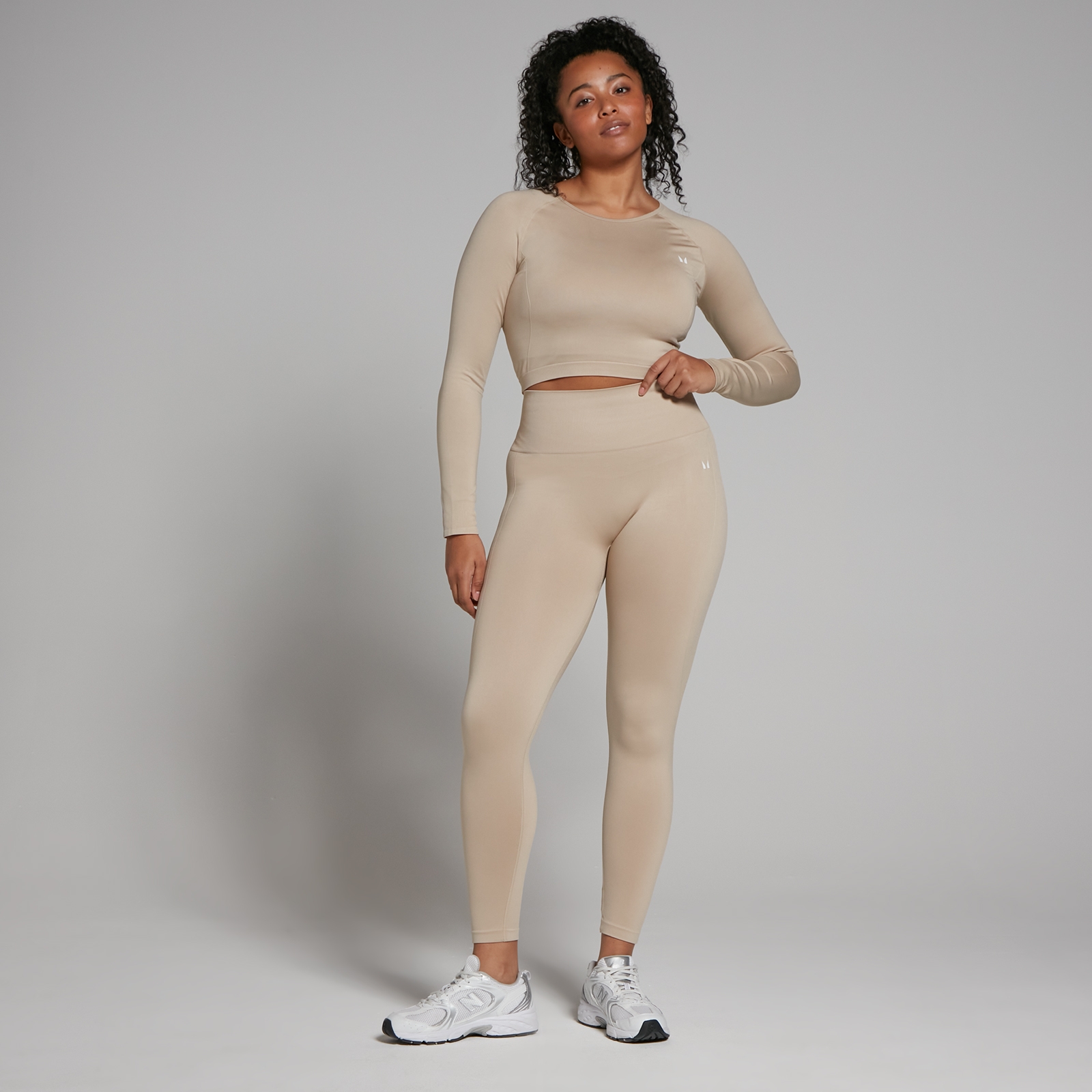 Legging ⅞ sans coutures MP Shape pour femmes – Grès