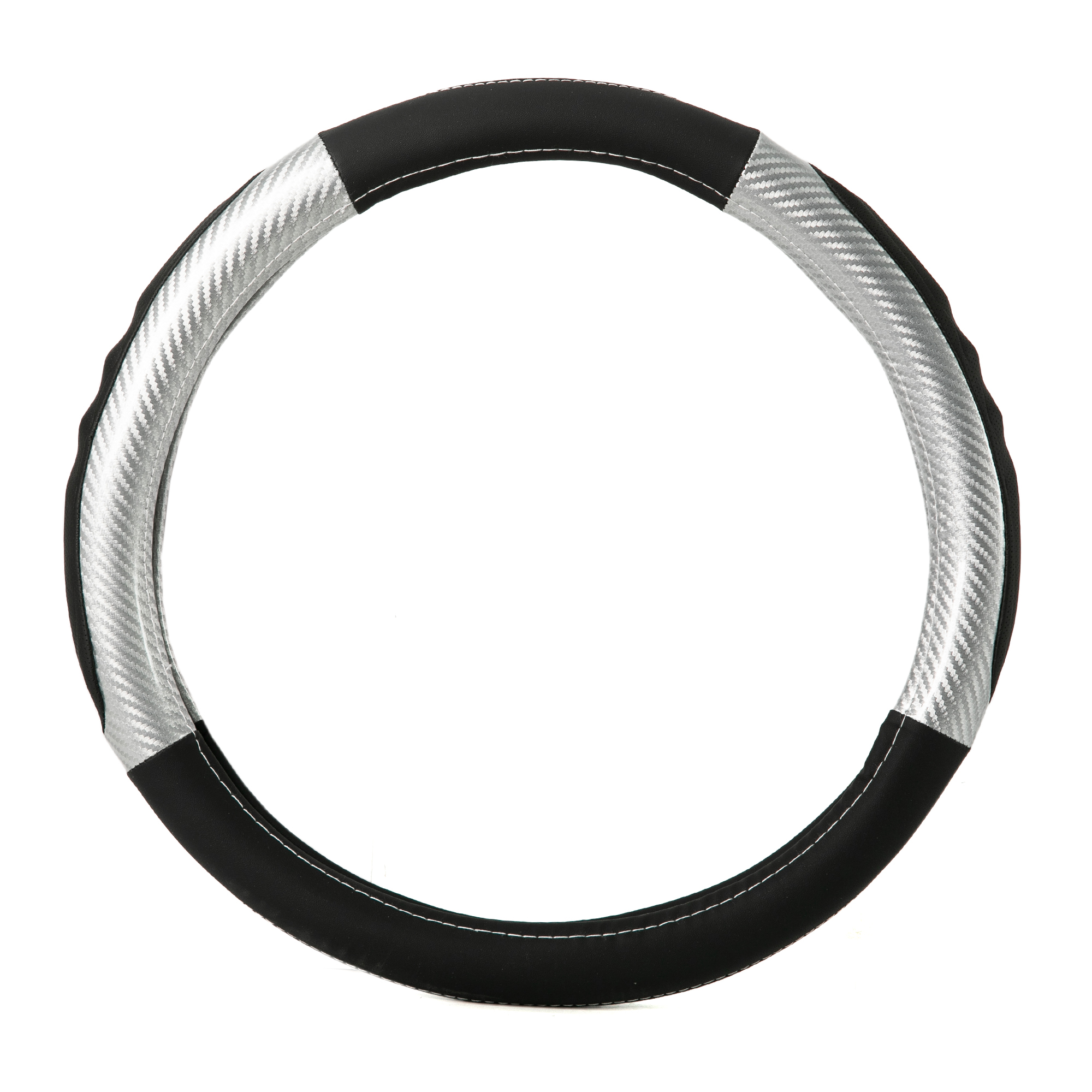 Norauto schwarz-silberner Carbon-Lenkradbezug - ATU