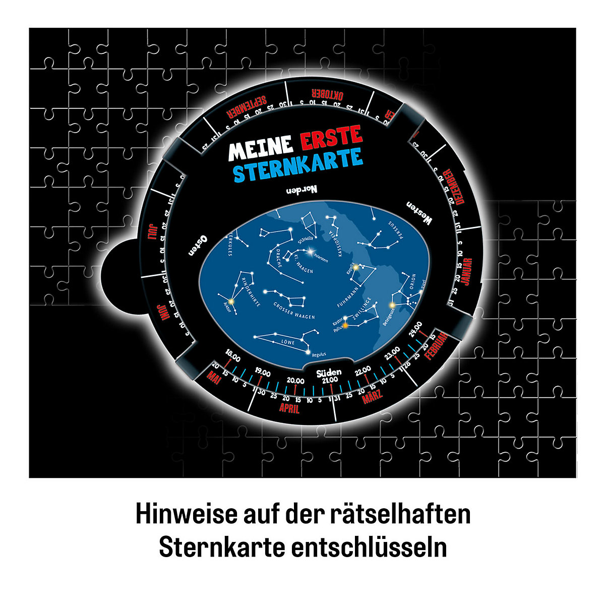Krimi-Puzzle: Die drei  Kids - Der gestohlene Stern, 200 Teile