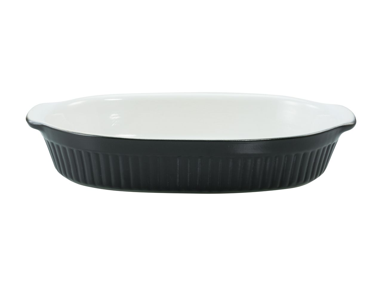 CreaTable Classic Black & White Auflaufform oval