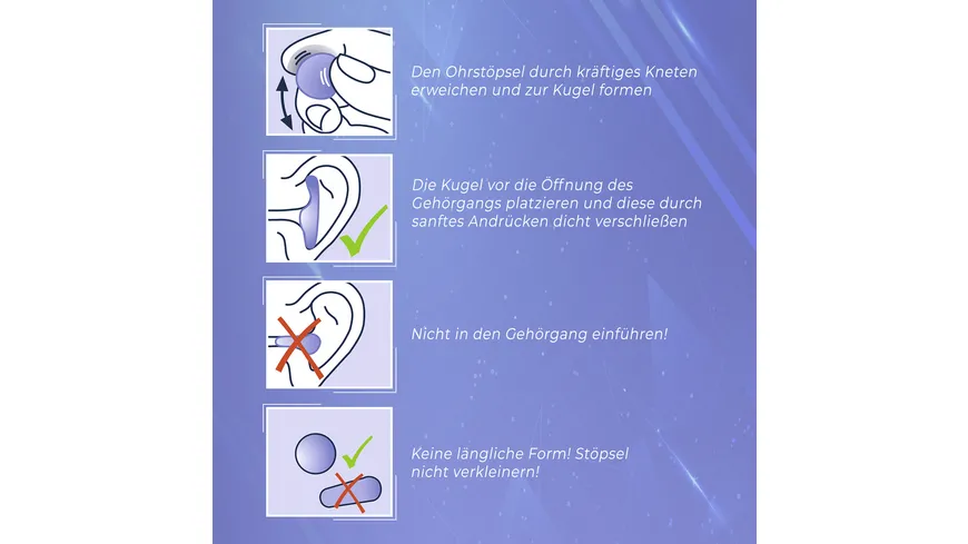 Ohropax Gute Nacht Ohrtöpsel