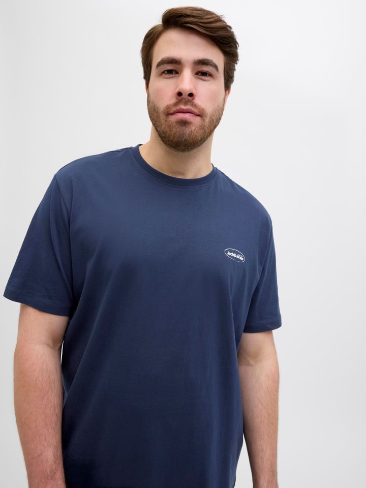 JACK & JONES PLUS T-shirt in Navy Blazer günstig kaufen