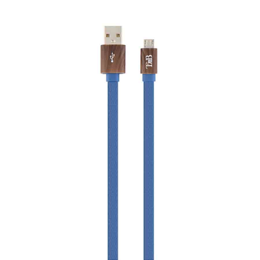 Micro-USB Kabel von t'nb, blau, 1 Stück - ATU