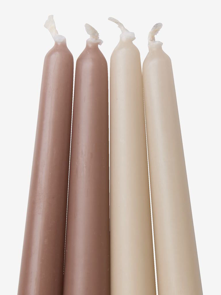 HEINO Hellbeige/Braun, Höhe 25 cm, 4 Stück/Packung