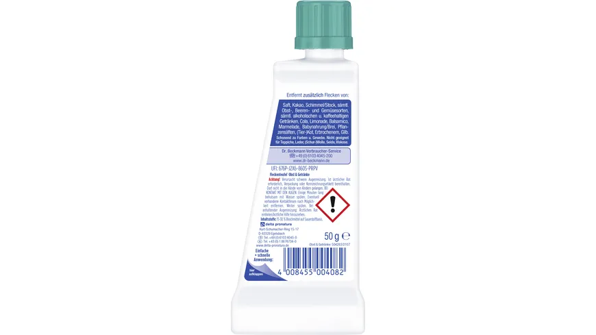 Dr.Beckmann Fleckenteufel Obst & Getränke 50 ml