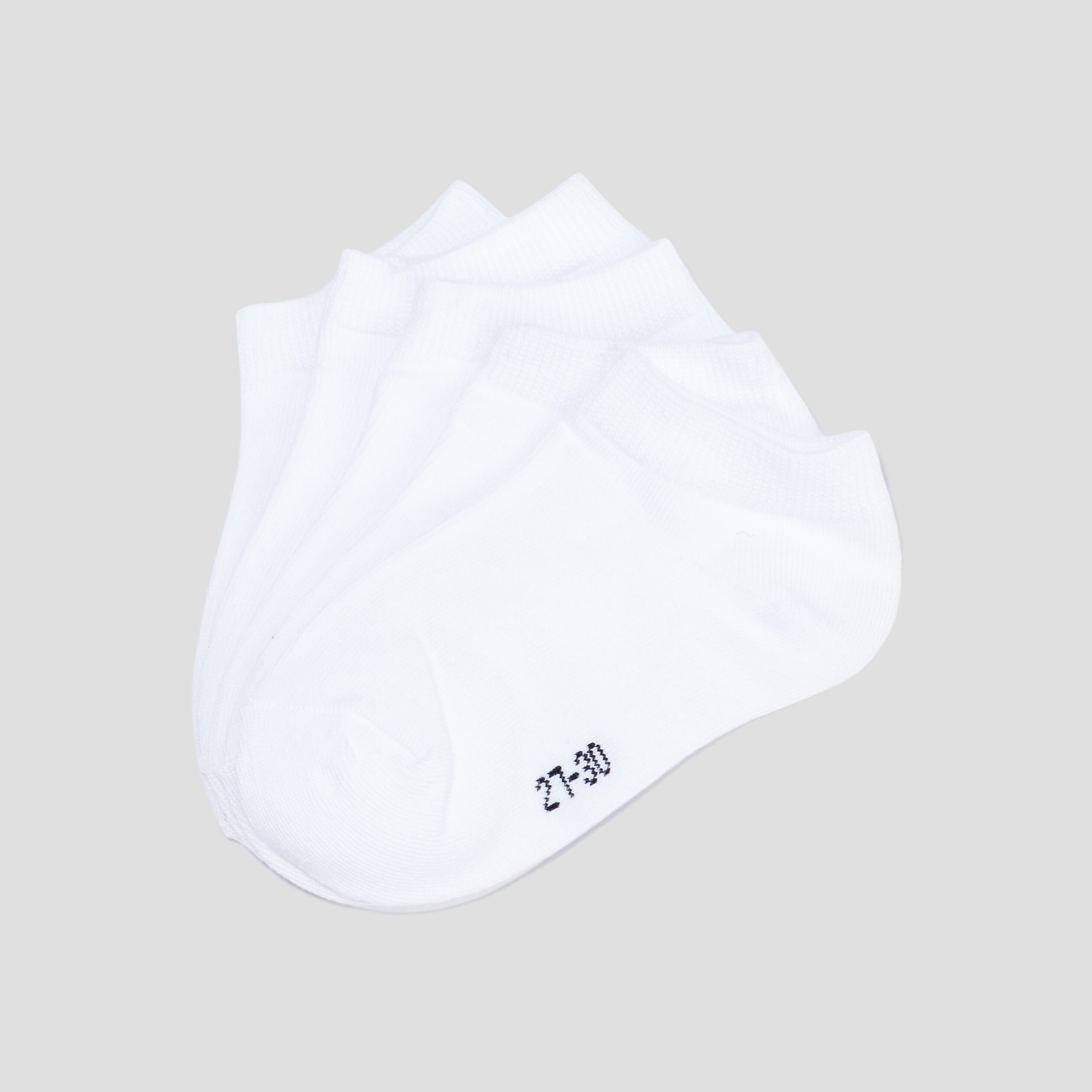 Lot 5 paires socquettes blanc fille | La Halle