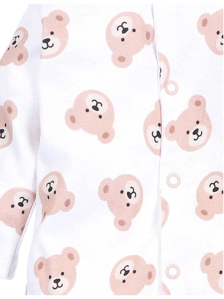 Nini Strampler Teddy in weiß günstig kaufen