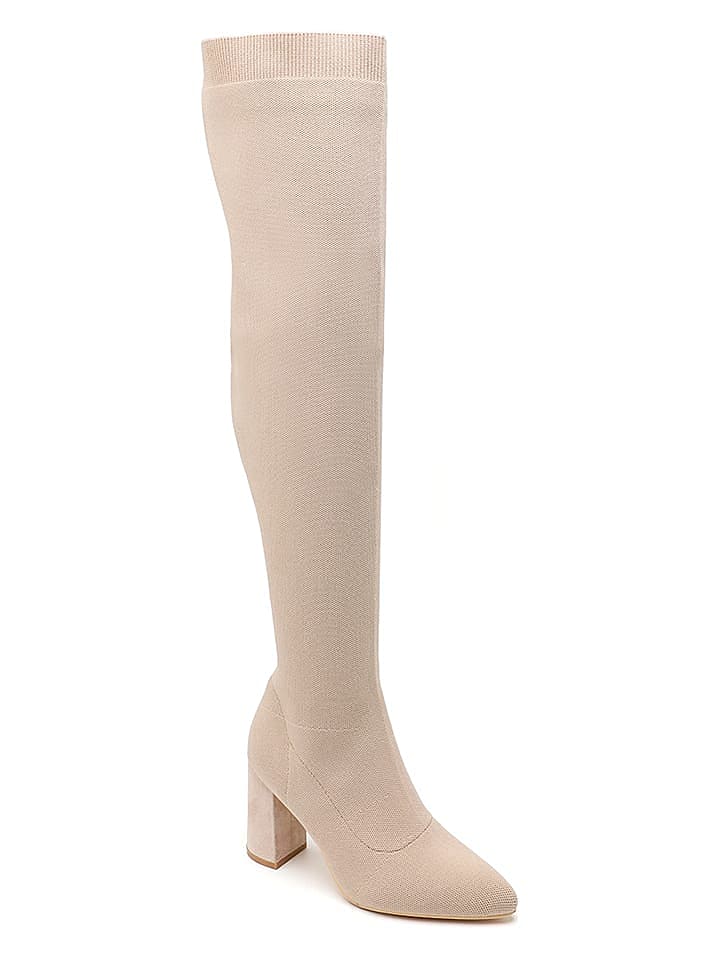 Foreverfolie Stiefel in Beige günstig kaufen 36