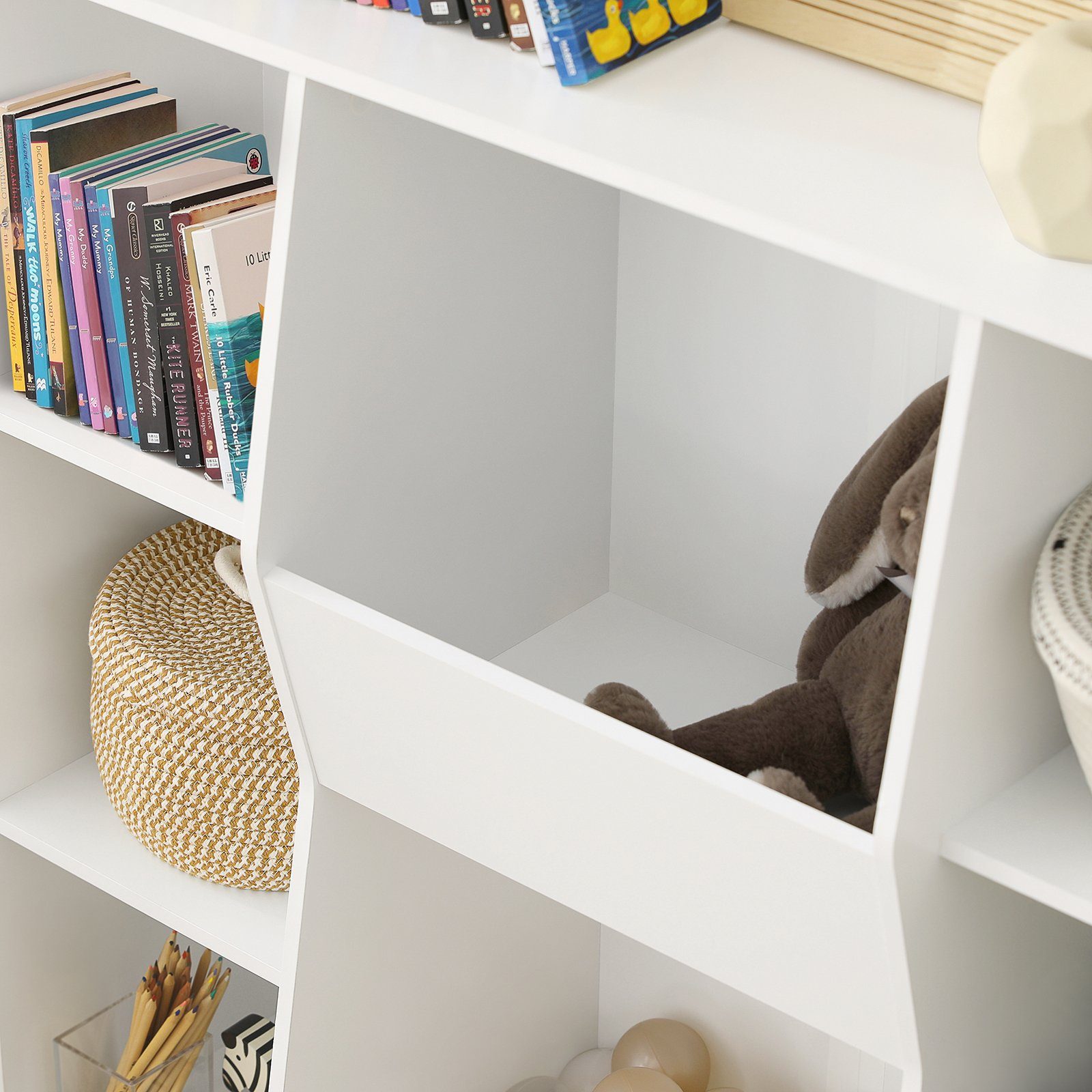 SoBuy Bücherregal KMB55, für Kinder Kinderregal Aufbewahrungsregal Spielzeugregal Standregal