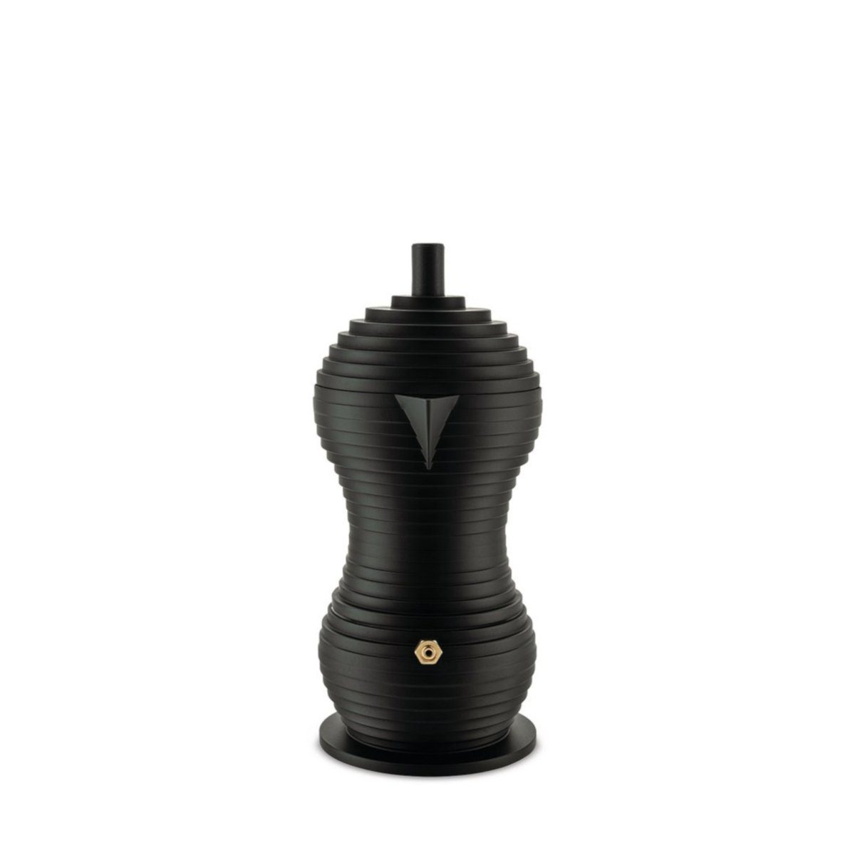 Alessi Espressokocher Espressokocher PULCINA 30 cl, matt anthrazit, 0.3l Kaffeekanne, Nicht für Induktion geeignet