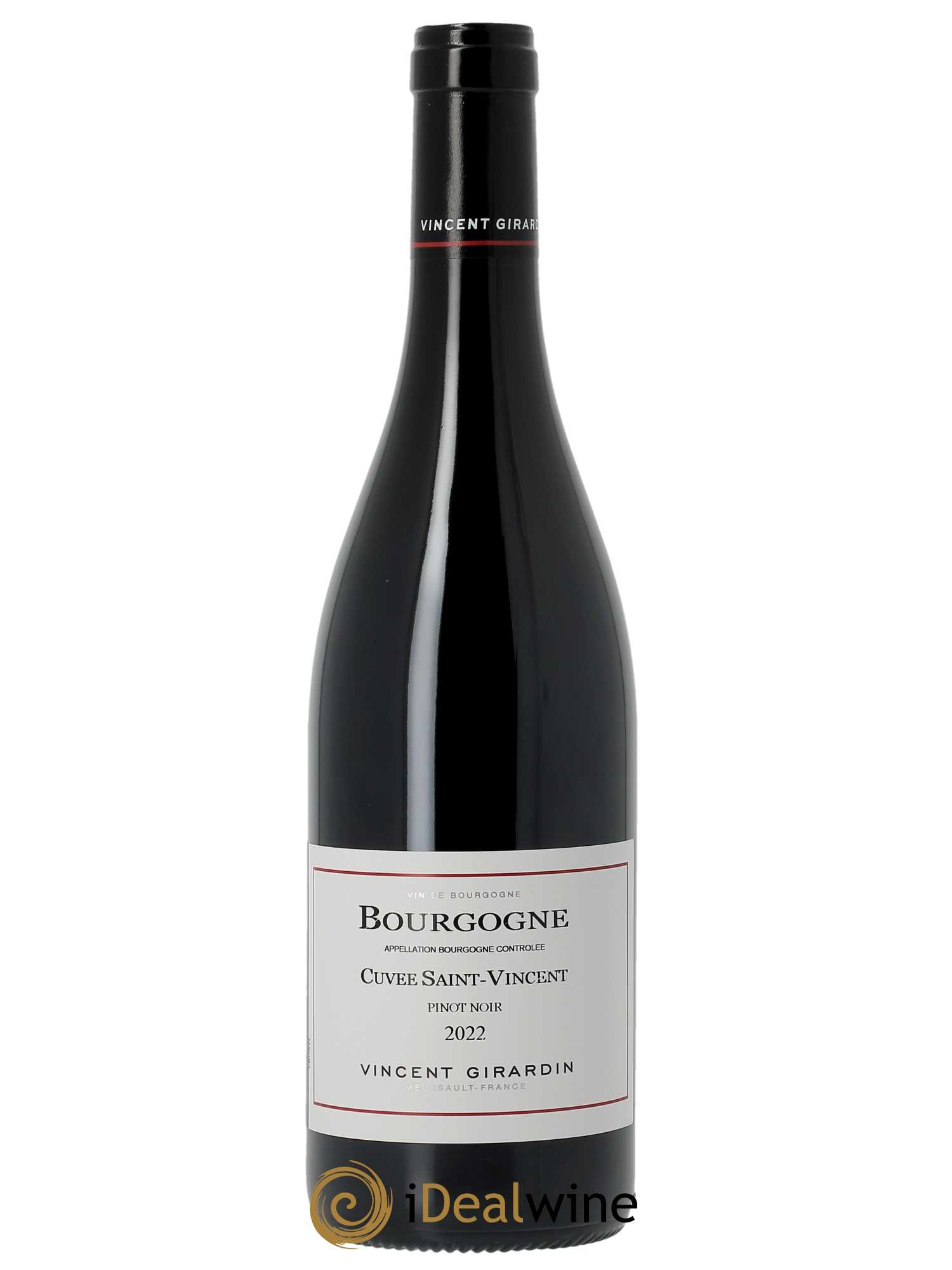 Bourgogne Pinot noir Cuvée Saint Vincent Vincent Girardin (Domaine)  2022 - Lot de 1 Bouteille