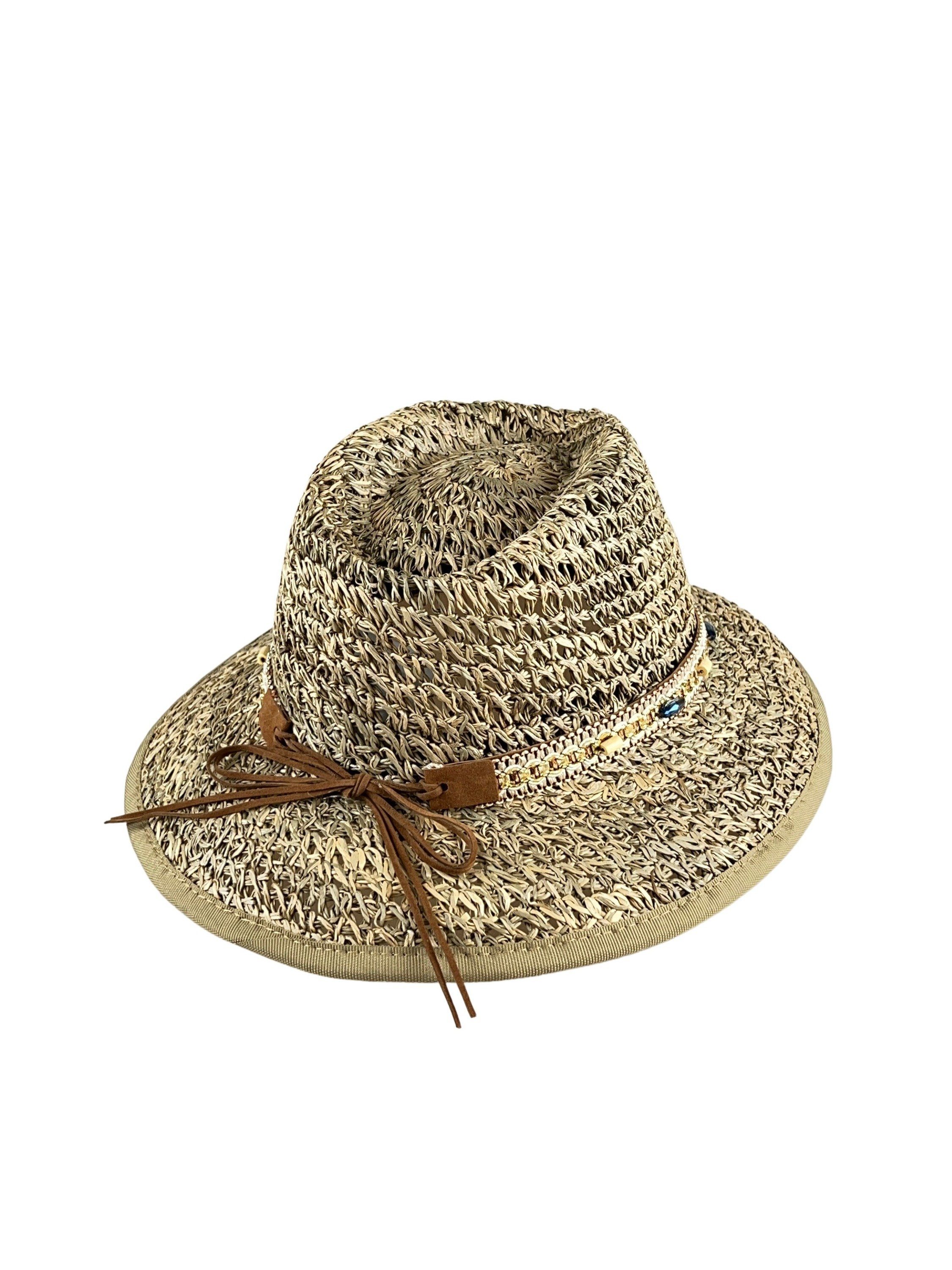 COLLEZIONE ALESSANDRO Sonnenhut Havanna (1-St) Made in Italy