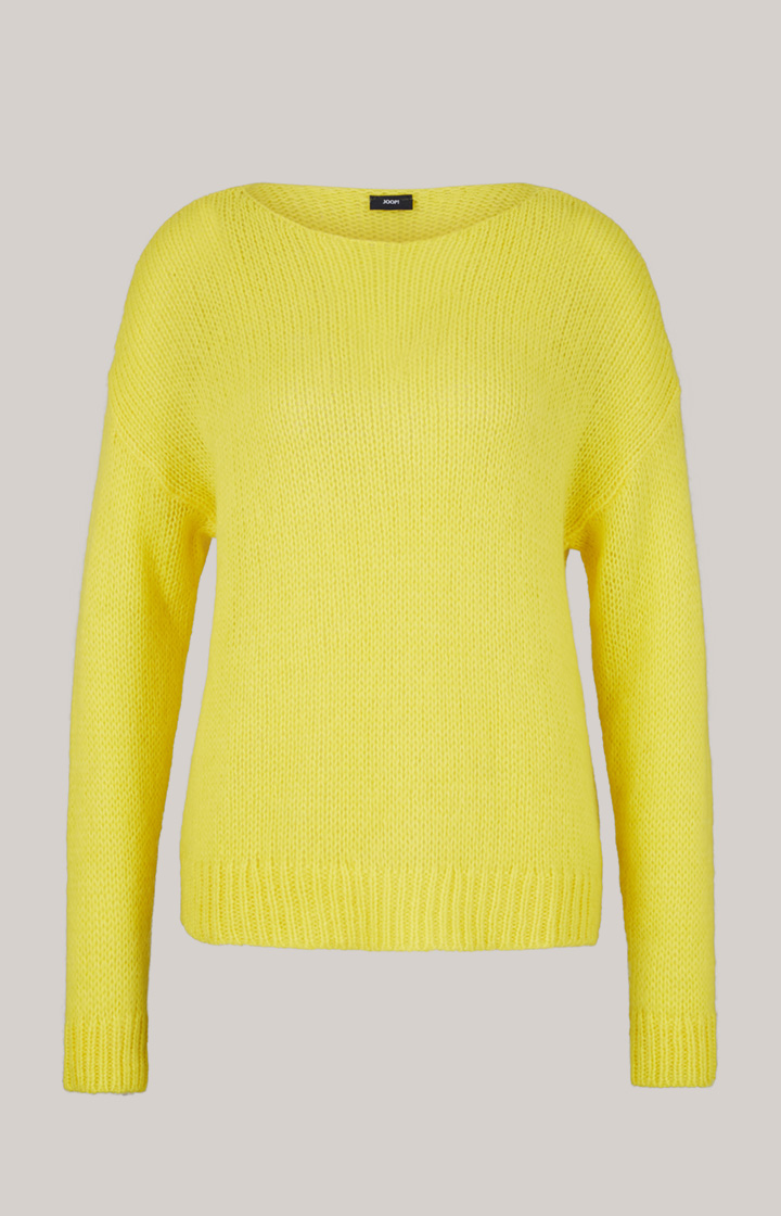 Strickpullover in Gelb
