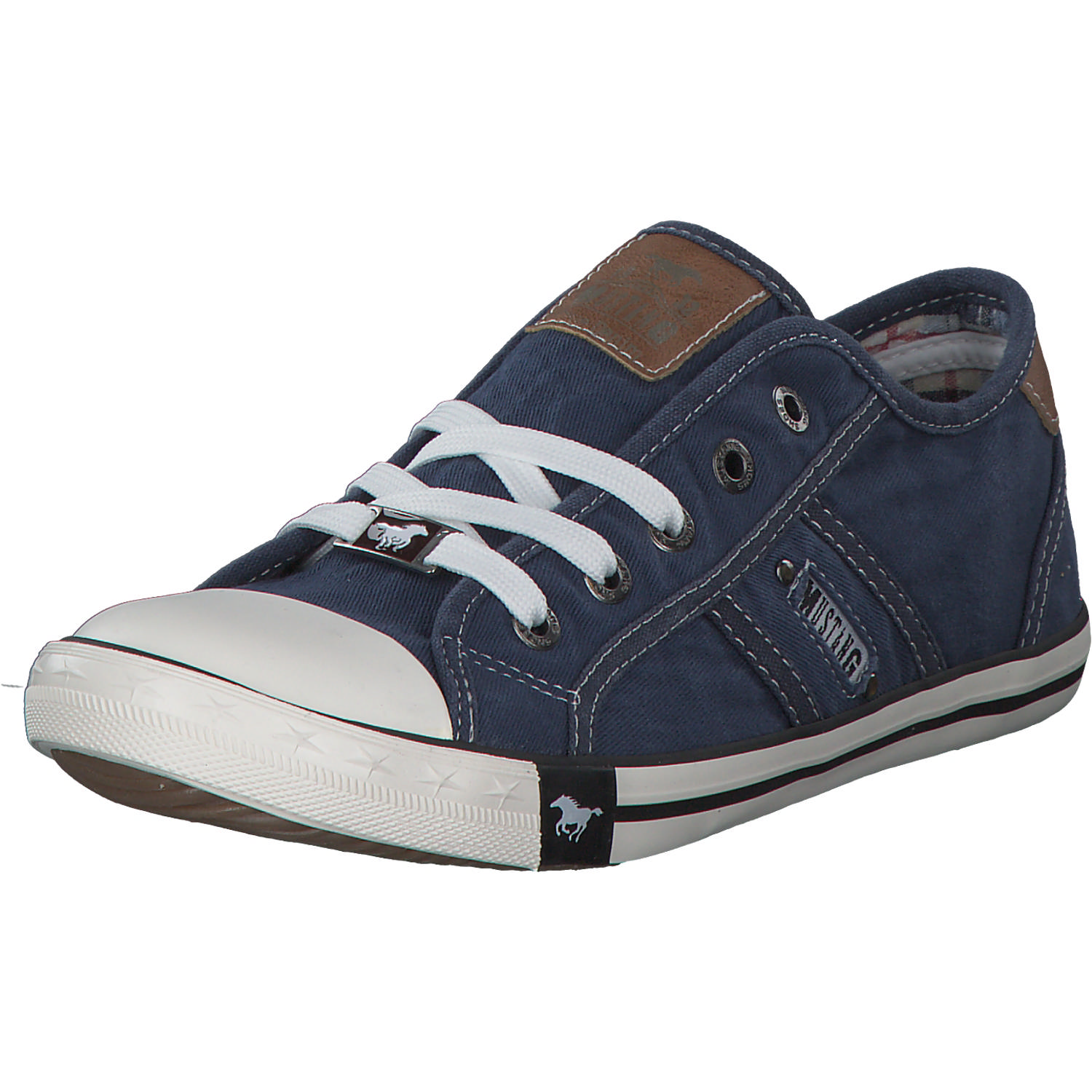 Mustang 1099302, Sneakers Low, Damen, Blau (Jeansblau)