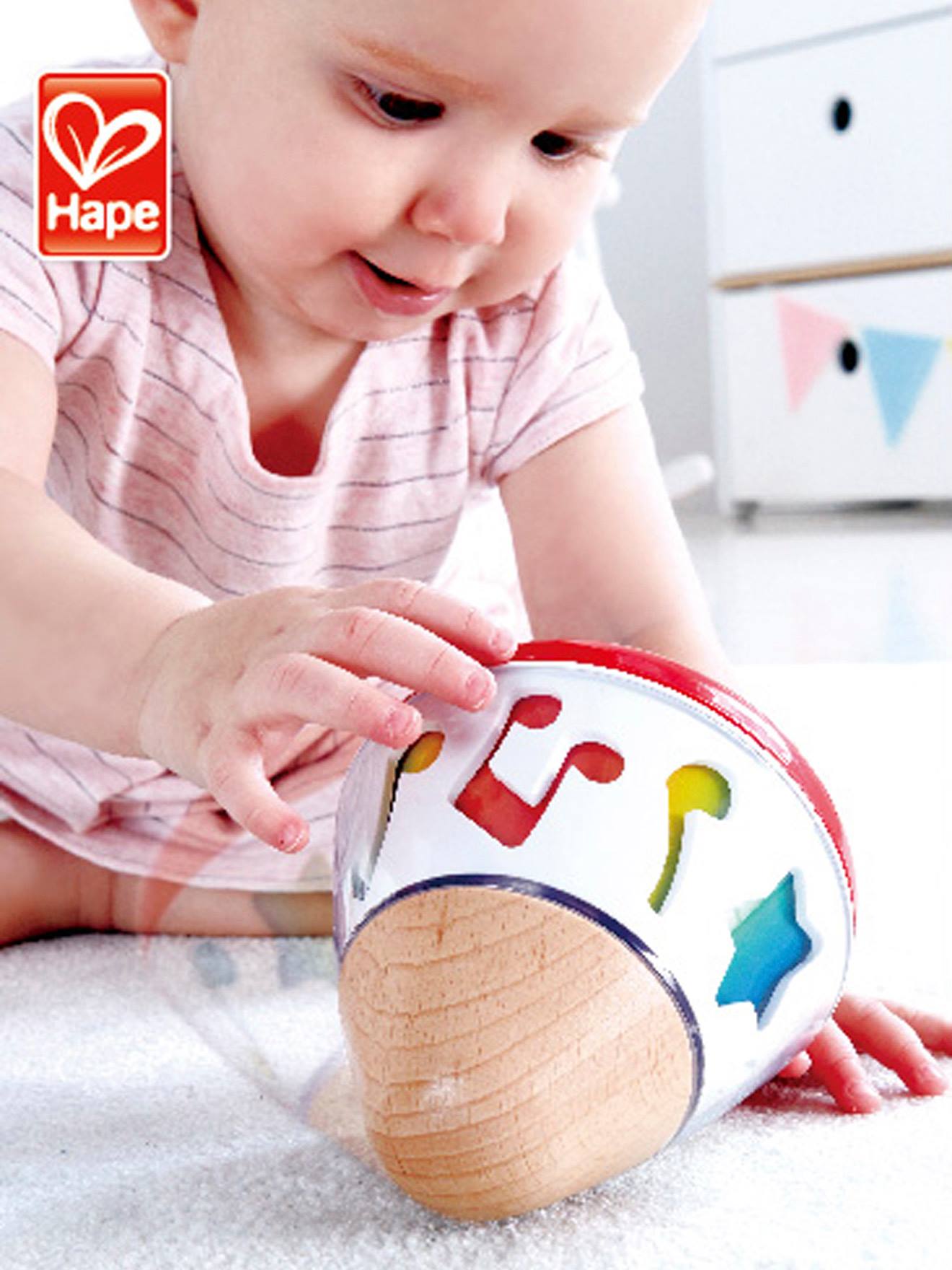 Hape Baby Holz-Spieluhr HAPE - mehrfarbig