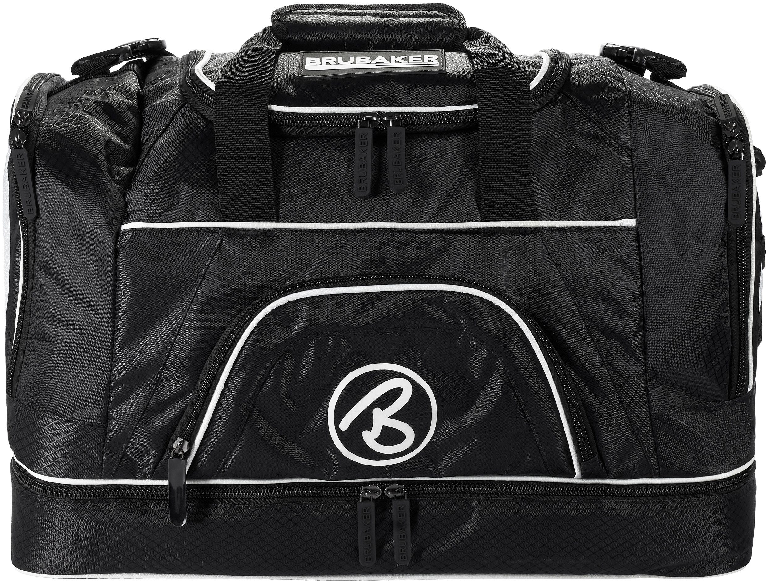BRUBAKER Sporttasche XXL Trainingstasche 90 l oder 52 l (1-tlg., Reisetasche mit Schuhfach und Nassfach), Fitnesstasche mit abnehmbarem Schultergurt
