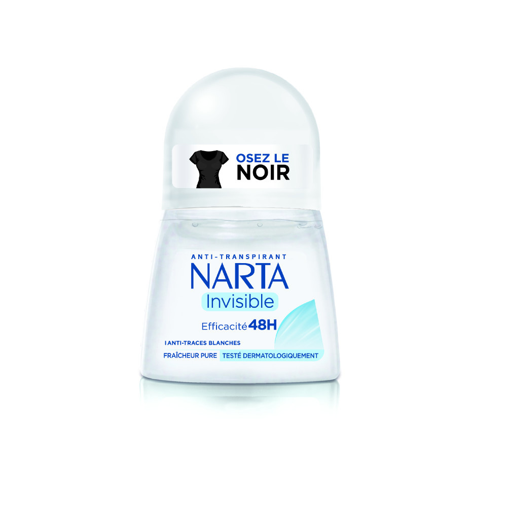 NARTA Narta Invisible Déodorant Bille Femme Anti-traces blanches Efficacité 48h