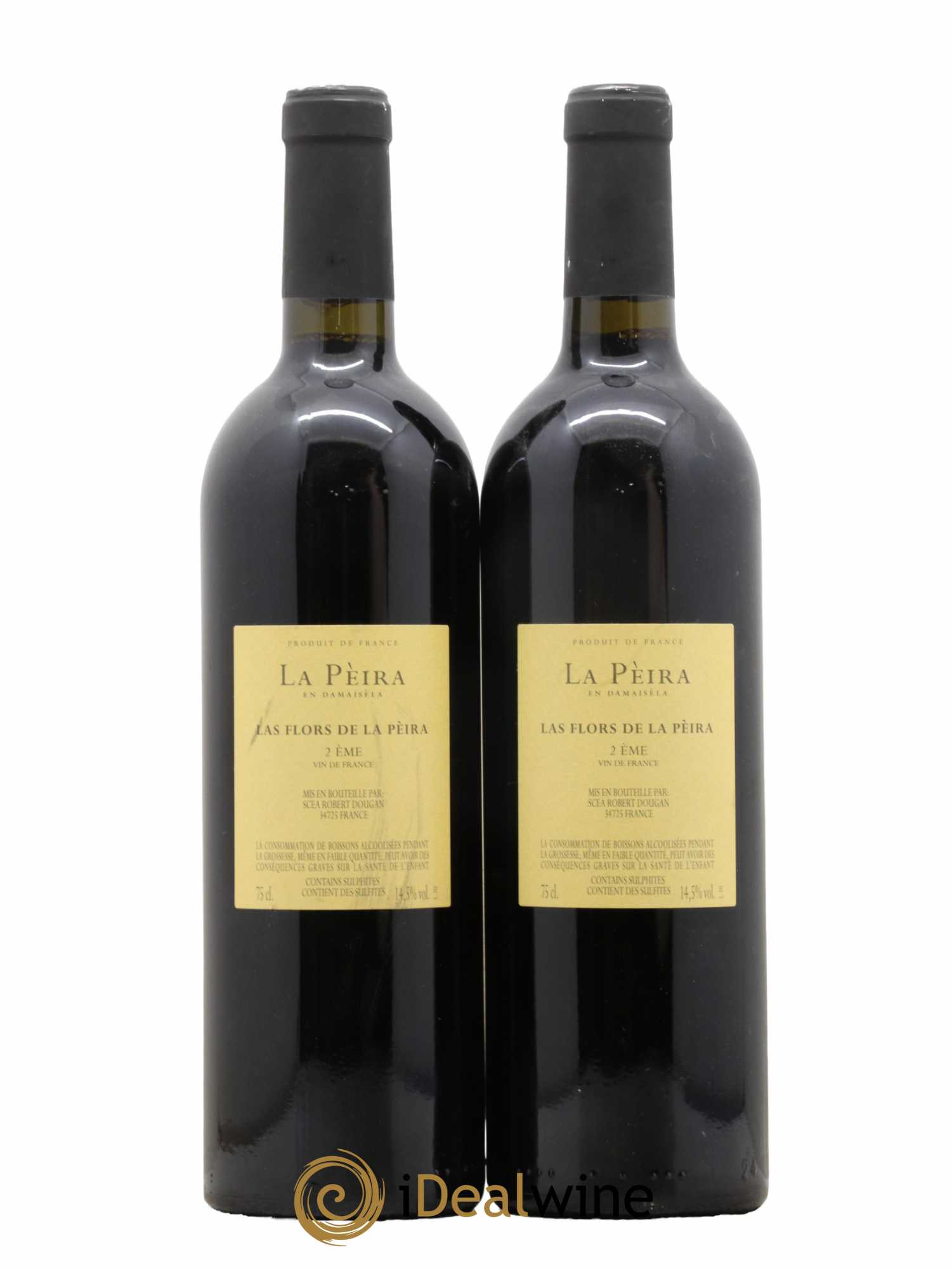 Vin de France Las Flors 2ème La Peira  2020 - Lot de 2 Bouteilles