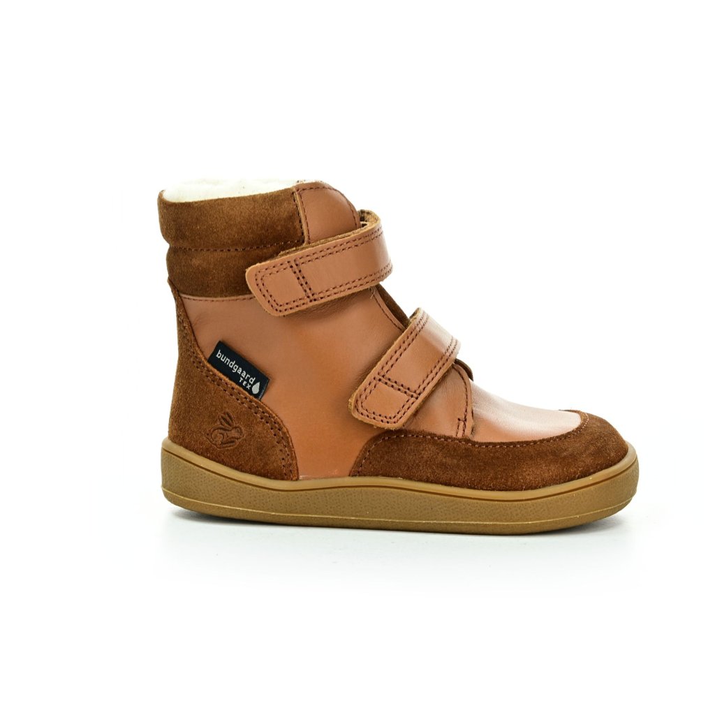 Bundgaard Basil Strap II Tex Brown braune Barfuß-Stiefeletten