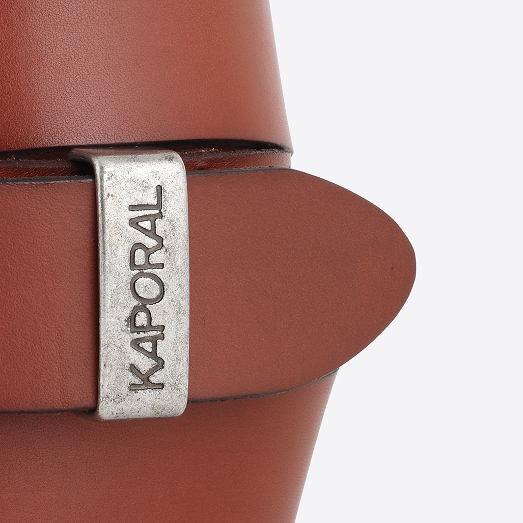 HEDAS  Ceinture en cuir marron Homme