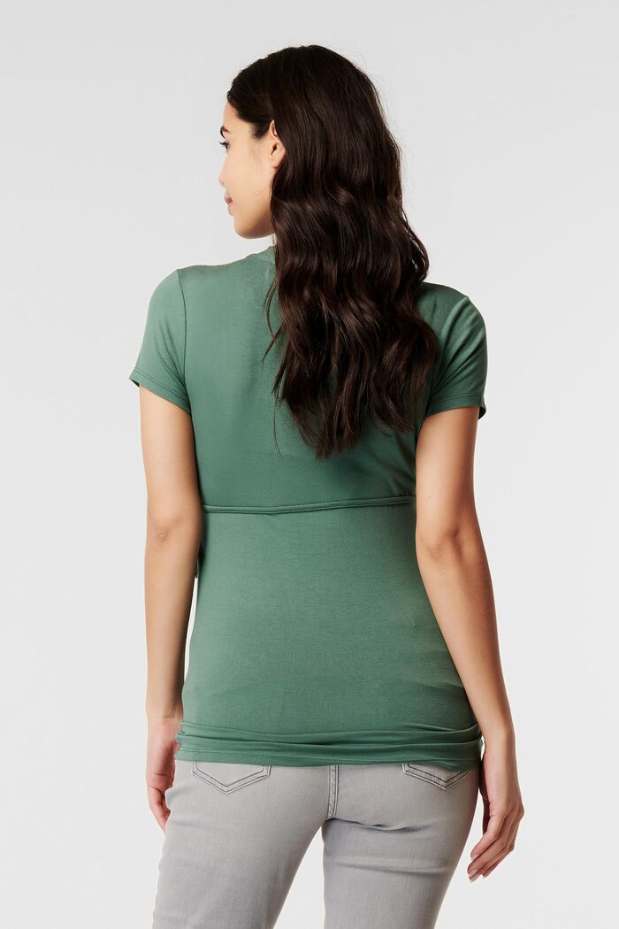 T-Shirt mit V-Ausschnitt, LENZING™ ECOVERO™