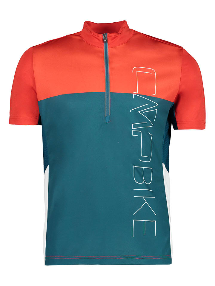CMP Fahrradtrikot in Orange/ Petrol günstig kaufen