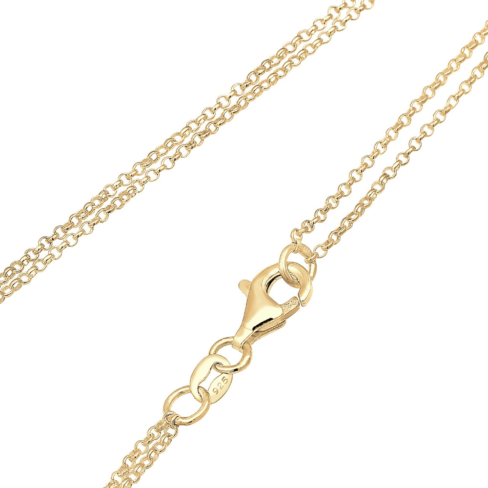 Elli Elli Ensemble de Bijoux Geo Kreis Basic Minimal 925 Sterling Silber Cercle Bijoux