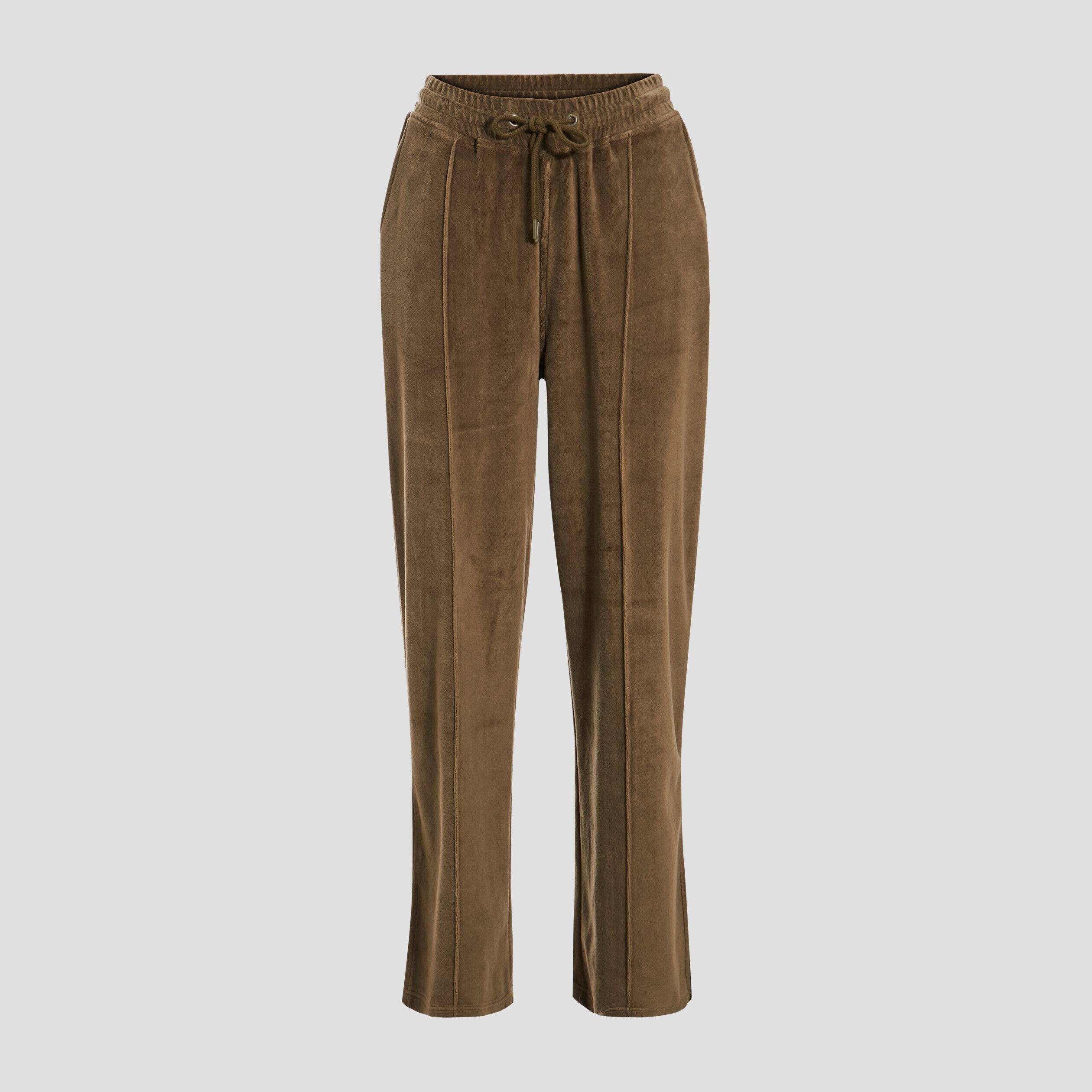 Pantalon jogging droit vert kaki femme | Cache Cache