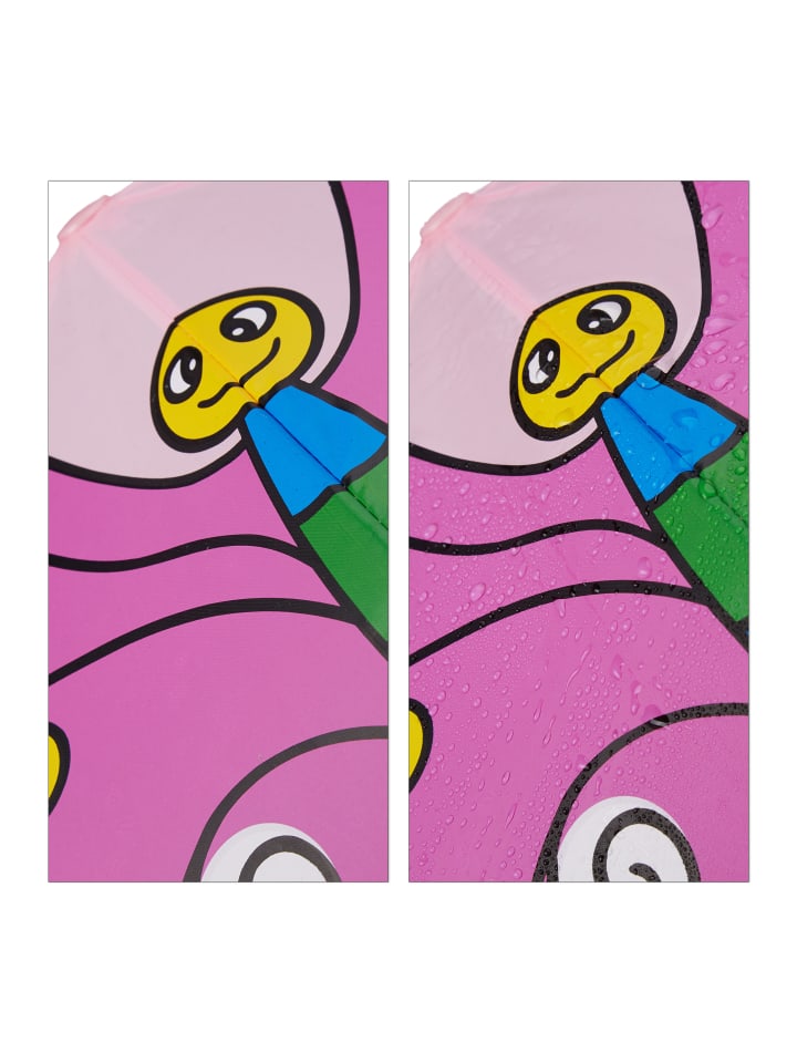 relaxdays Kinderregenschirm Schmetterling in Pink günstig kaufen onesize