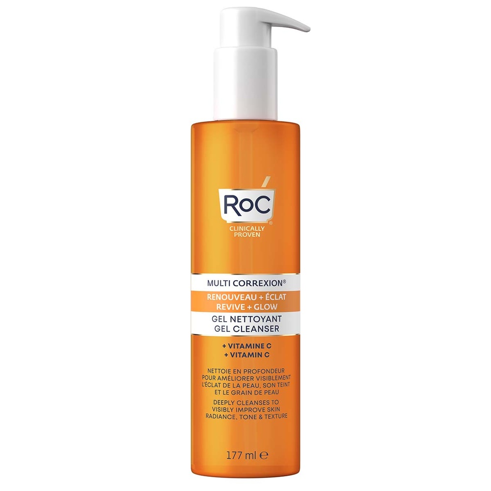 roc RoC Renouveau + Éclat Gel Nettoyant Visage 177ml Nettoyant Visage