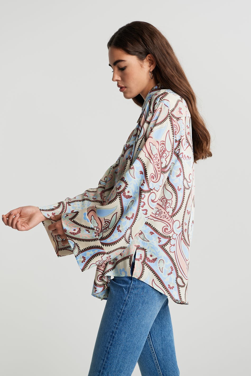 Malou satin shirt