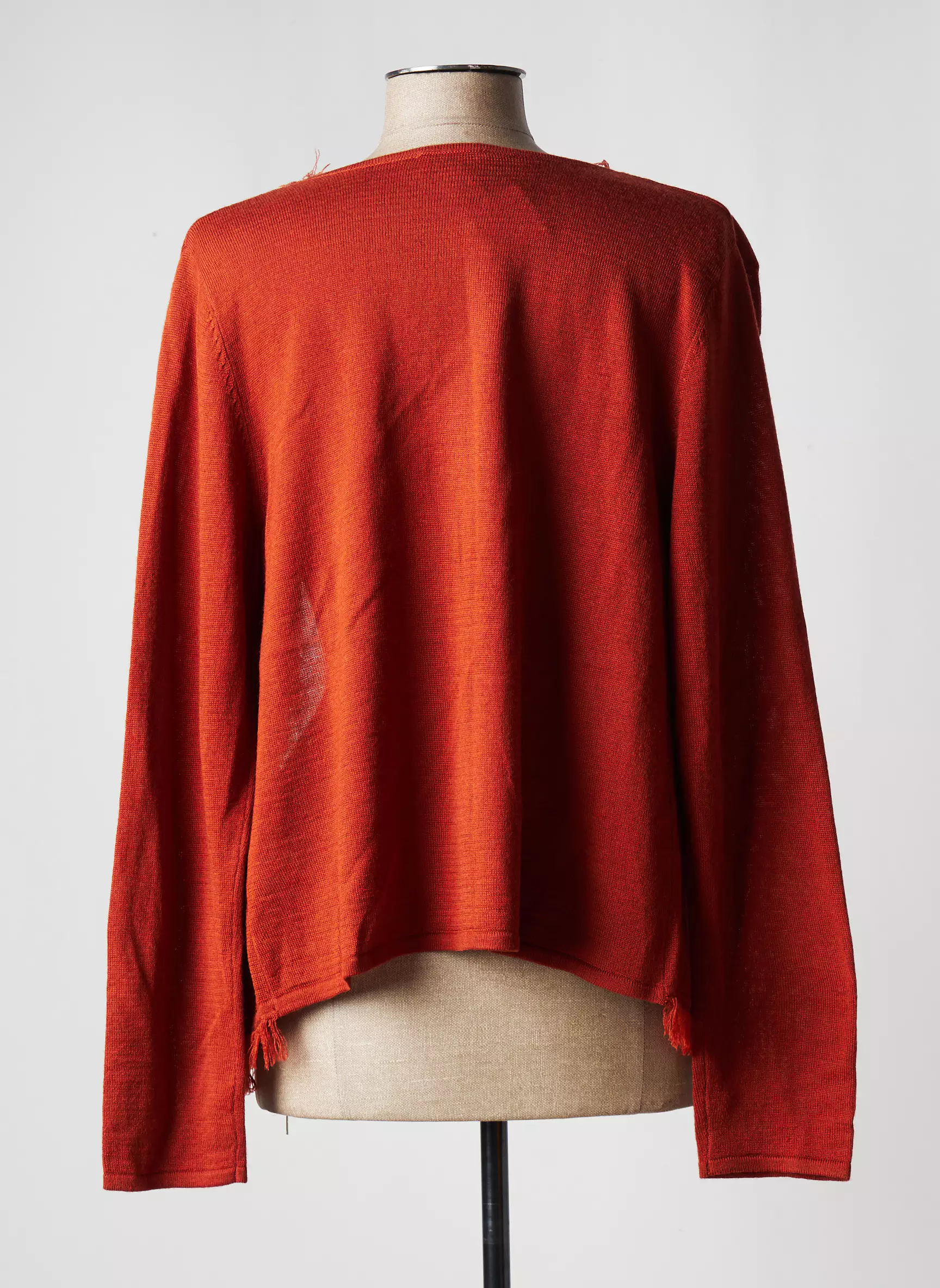 Aprico Cardigans Femme couleur orange