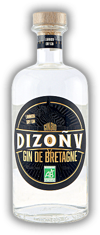Dizonv Gin de Bretagne Dizonv Gin de Bretagne „Dizonv“ heißt Zebra in der bretonischen Sprache – eine Anspielung auf die bretonische Flagge. 0,7	 Liter - Vol 40%